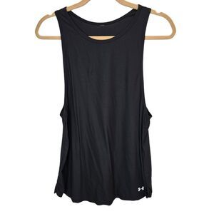 Under Armour Women's Athletic Casual Black Sleeveless Tank Top